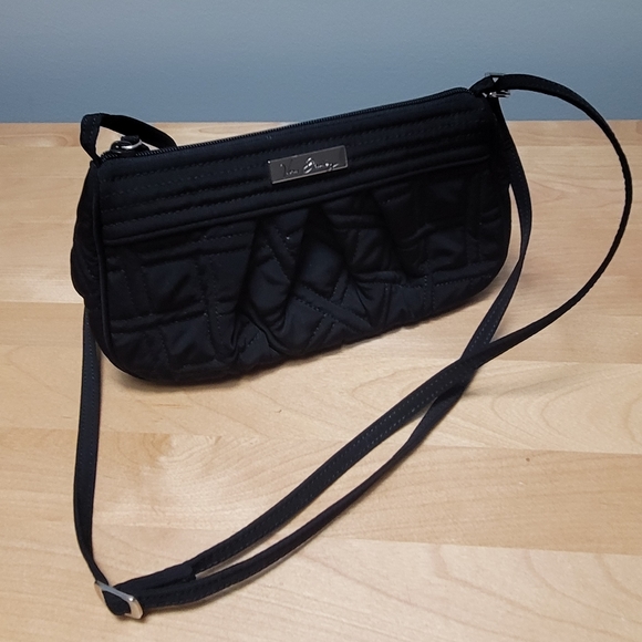 VERA BRADLEY | BLACK QUILTED CROSSBODY BAG - Picture 1 of 5